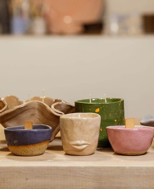 Warsztaty ceramiczne swiece Moja Siostra