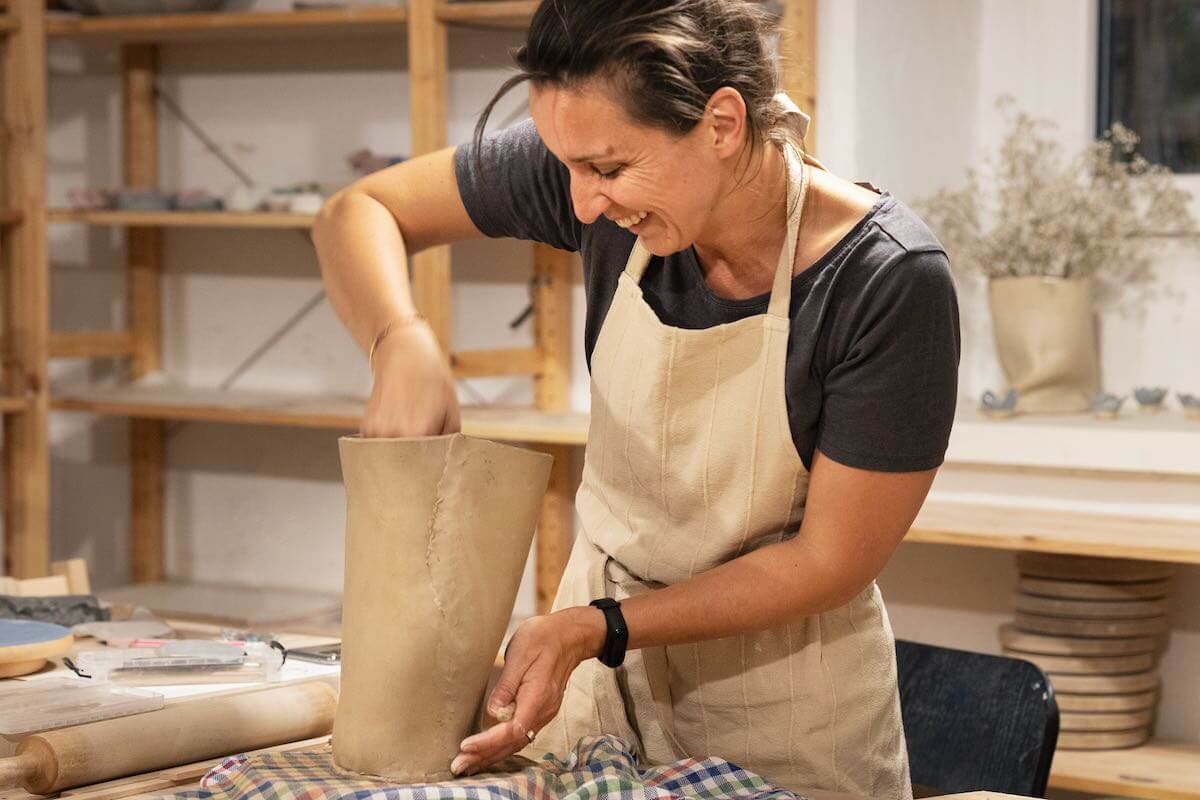 warsztaty ceramiczne wazon moja siostra
